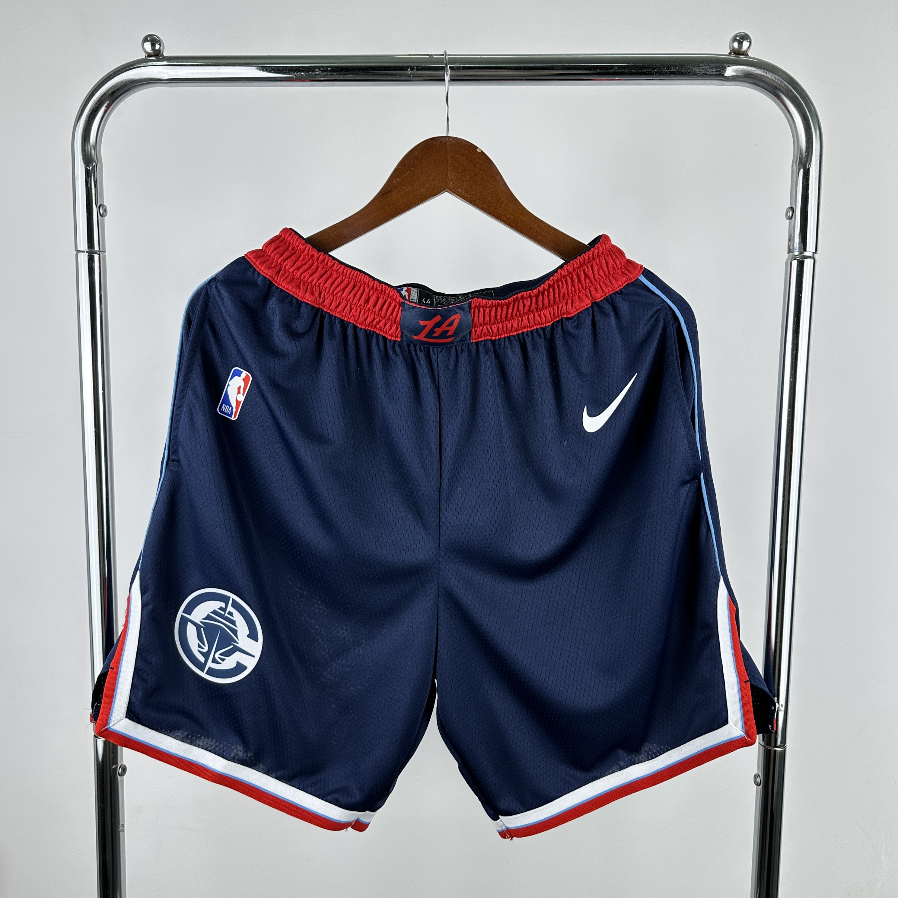 Men Los Angeles Clippers shorts blue 2025 NBA->los angeles clippers->NBA Jersey